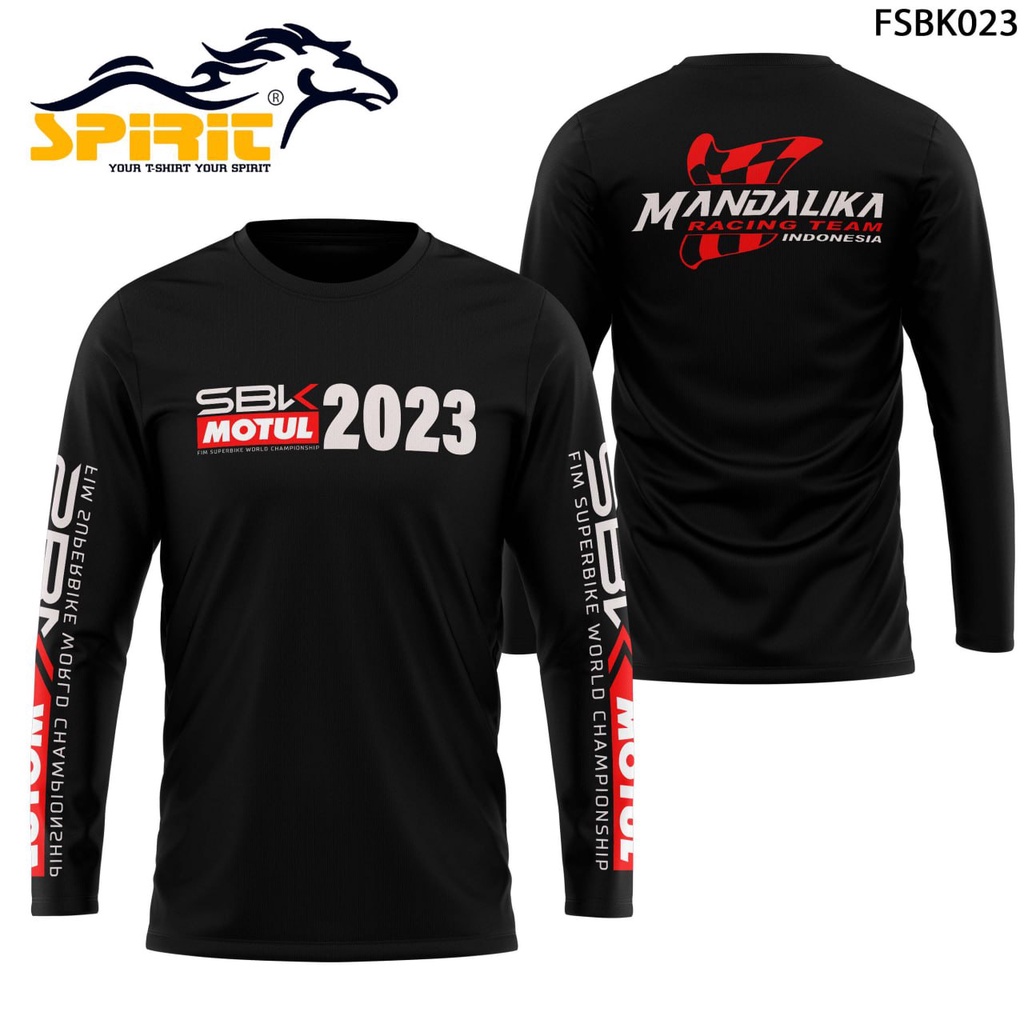 Kaos SBK World Superbike Mandalika Sirkuit Mandalika Pertamina 2023 Superbike MOTOGP Racing Team Man