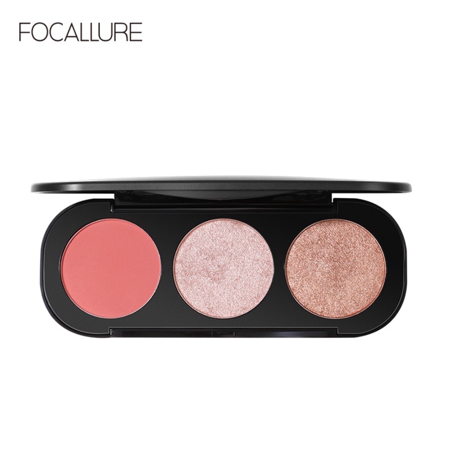 FOCALLURE BLUSH &amp; HIGHLIGHTER PALETTE FA26