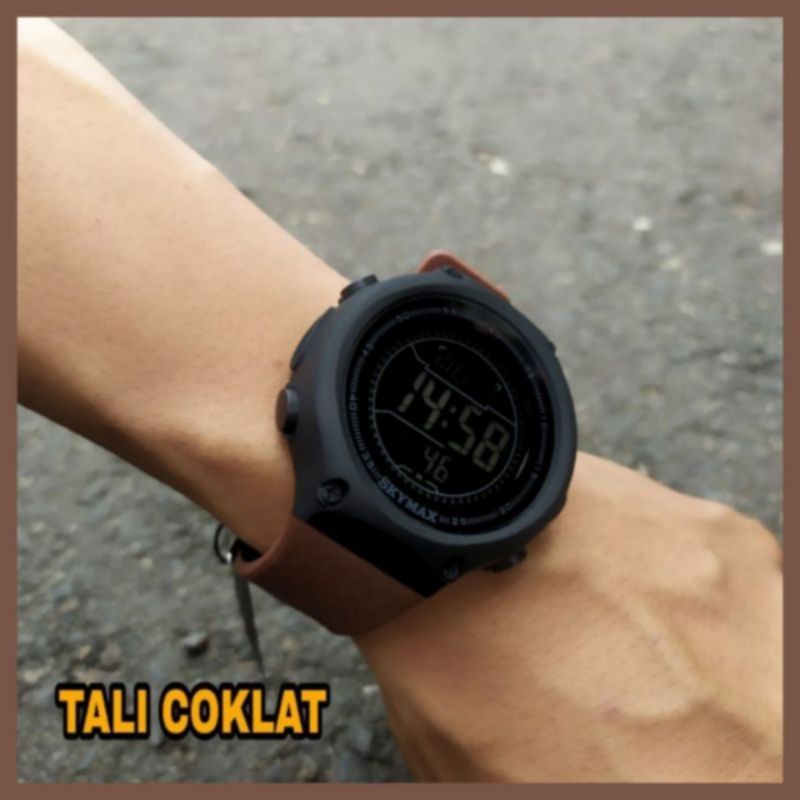 COD - Jam Tangan Skymax Pria Digital Sport 100% Original Anti Air 30 Meter Standar Militer Waterproo