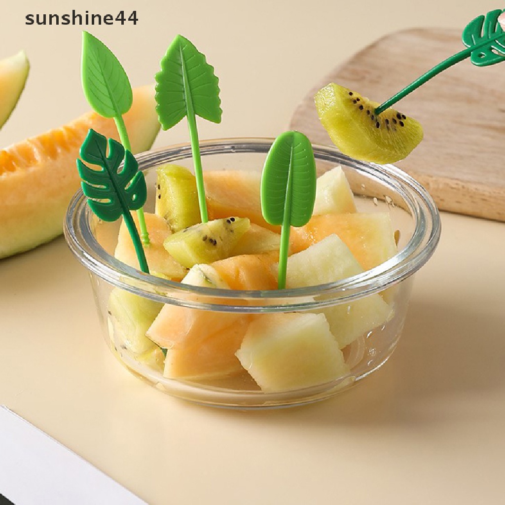 Sunshine Lucu Mini Animal Farm Kartun Food Picks Anak Snack Kue Dessert Makanan Garpu Buah Makan Siang Bento Aksesoris Dekorasi Pesta.