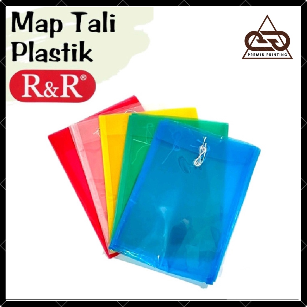 

Map Tali Plastik Transparan Folio F4 R&R / Map Bening Kuat Tahan Lama