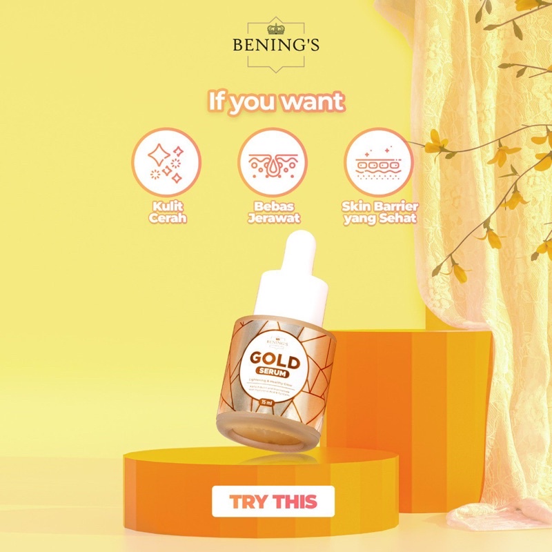 GOLD SERUM - BENING'S SKINCARE BY DR.OKY PRATAMA