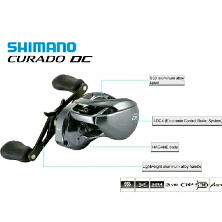 SHIMANO CURADO DC 151HG, 151XG