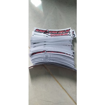 

sticker logo printcut custom