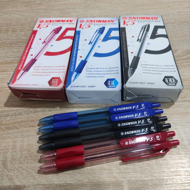 

Pulpen Ballpen Pena Snowman V5