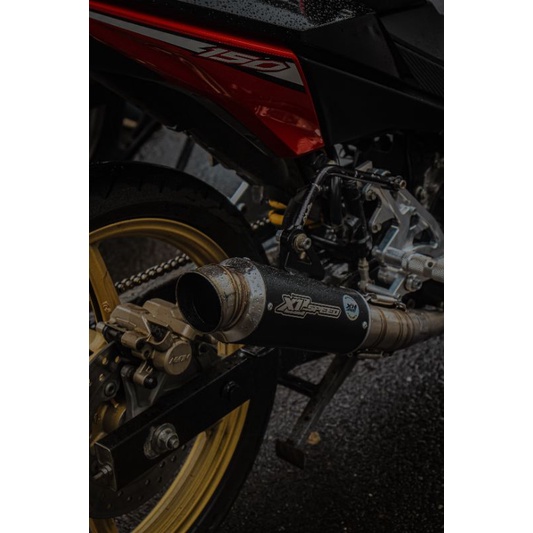 Slinser only Selenser racing original X1 Speed Finishing black coating Knalpot racing