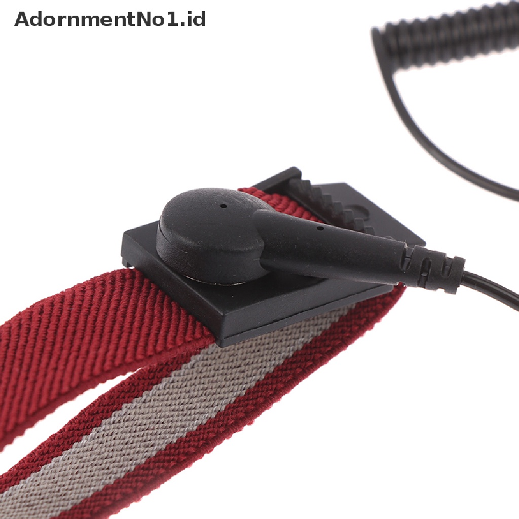 [AdornmentNo1] Tali Jam Tangan Anti Statis ESD Discharge Bands Static-Release Wristband Dengan Klip [ID]