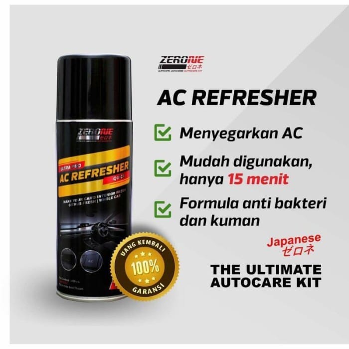 Zerone AC Refresher PEMBERSIH dan Penyegar AC mobil