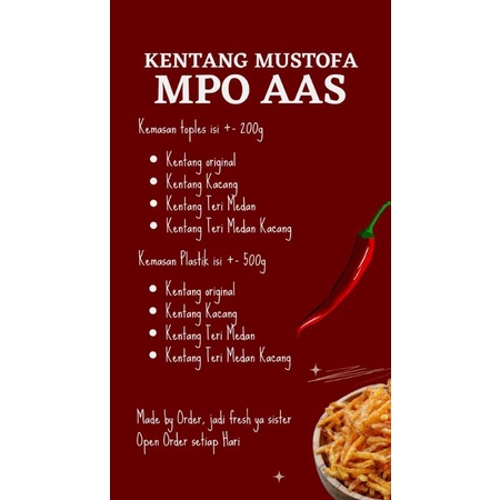 

Kentang mustofa 200 gr