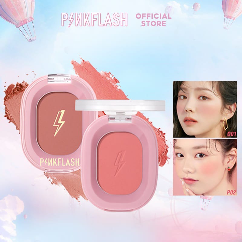 PINKFLASH OhMyHoney Blush Soft Powder Naturally Pigmented 11 Colors / PINKFLASH BLUSHON Kosmetik Arjuna