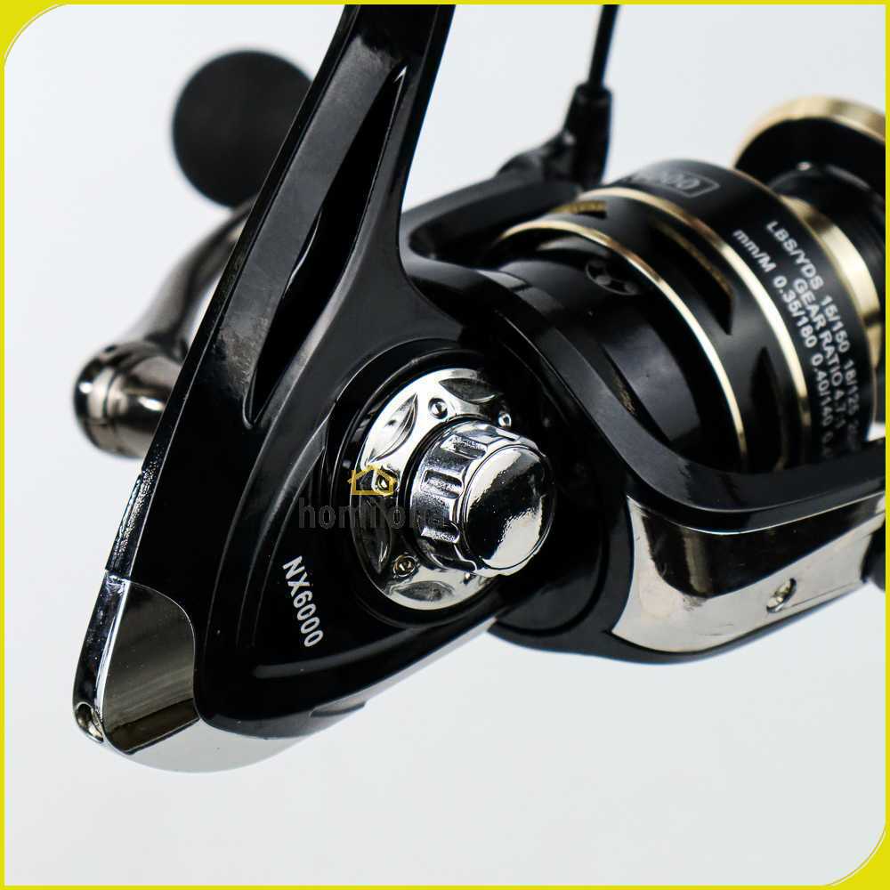 TaffSPORT Metal Reel Pancing Spinning Fishing Reel 4.7:1 - NX6000