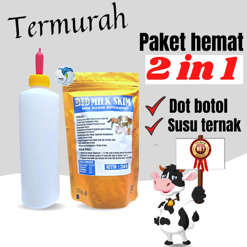 Paket Susu ternak Dot Botol Susu Sapi Kambing kerbau shaestore15