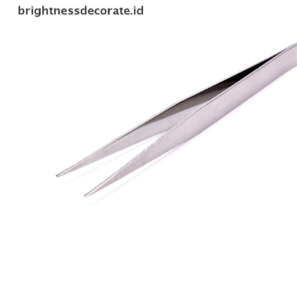 [Birth] 2pcs Stainless Steel Lurus El Pinset Patchwork Hook Pick-up Alat Makeup [ID]