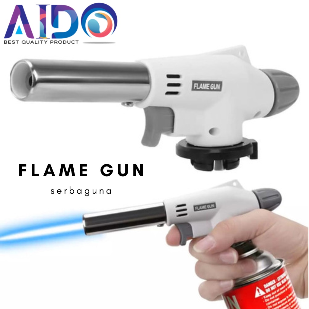 Flame Gun Original Portable Gas Torch Hi Cook Flame Flow Blow Gun Pematik Gas Korek Gas 10093