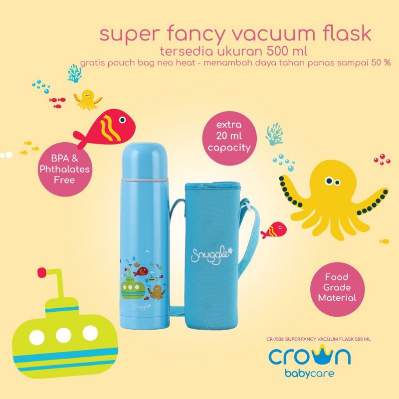 Crown - Snuggle Thermos Air Panas Dingin Baby 500ml/Termos bayi