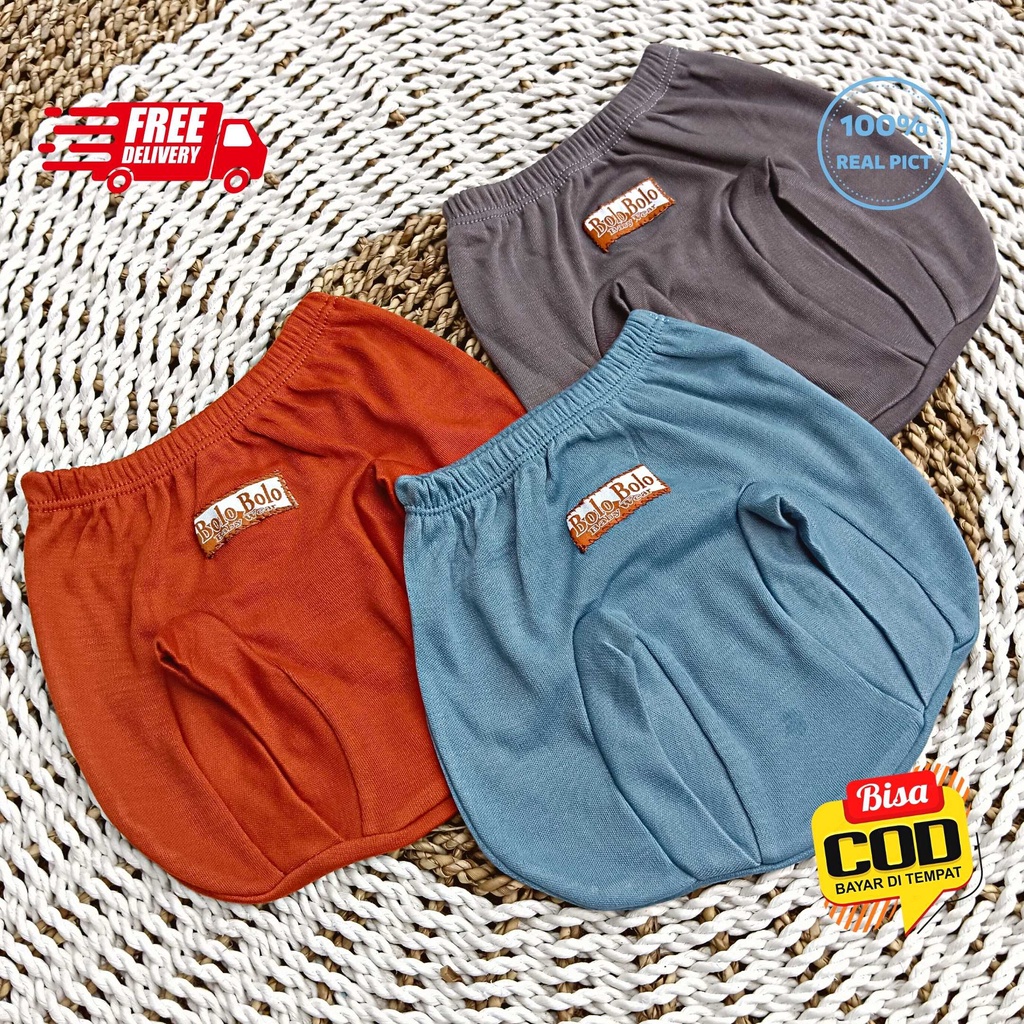 Celana Pop Bayi 0 - 3 Bulan EARTH COLOR SERIES merk SNI Bolo - Bolo