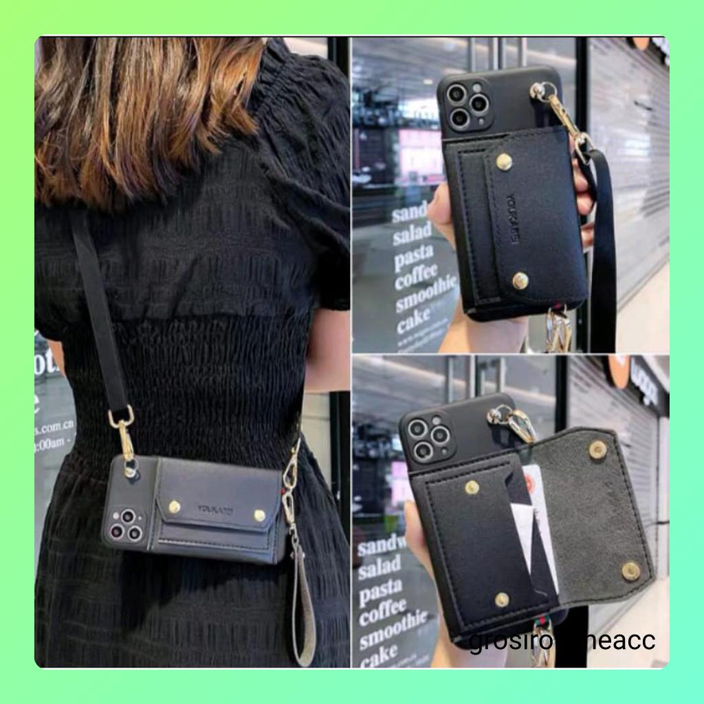 Casing Model dompet tas FH61 WM for Samsung J2 J3 J4 J4+ J5 J6 J6+ J7 Note 10 10+ 20 Ultra Lite S10 S20 S21 S22 FE 5G Prime Pro