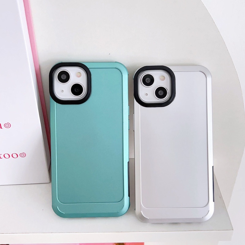 3in1 Permen Shockproof Silicone Bumper Phone Case Untuk Iphone14 11 12 13 Pro Max Plus Shockproof Colorful Bumper Clear Phone Case Untuk iPhone 14 13 12 11 Pro Protection Back Cover