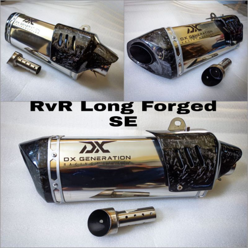 knalpot RVR long forged carbon slincer only dx generation