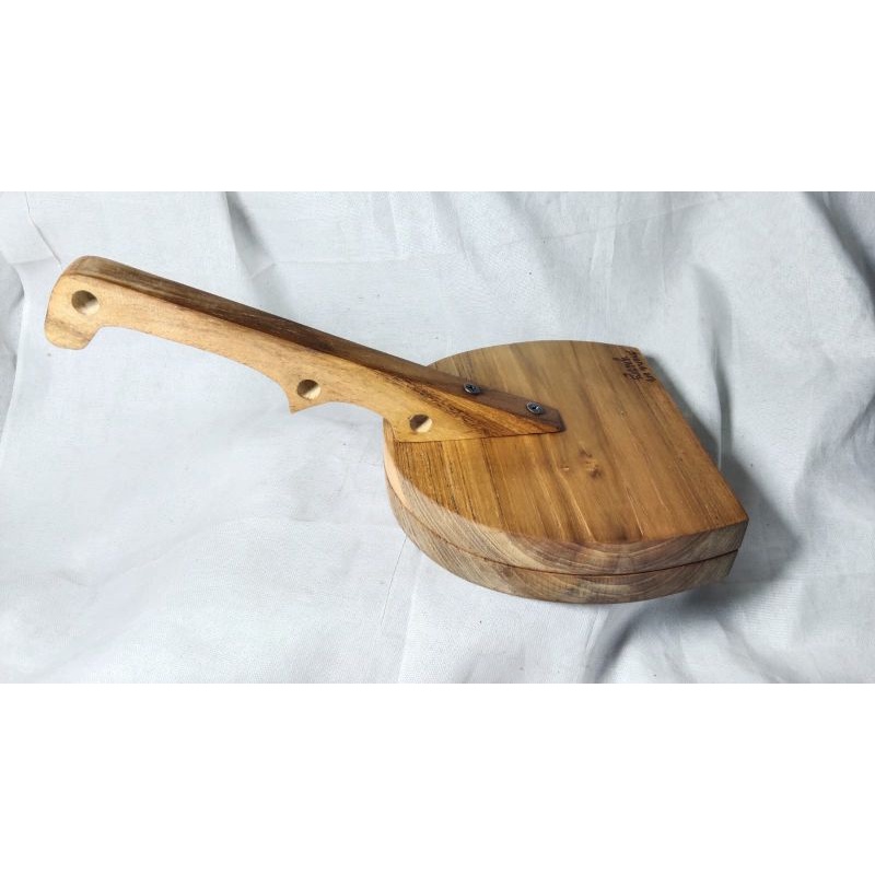 alat press adonan kue model bulat bahan kayu jati jawa