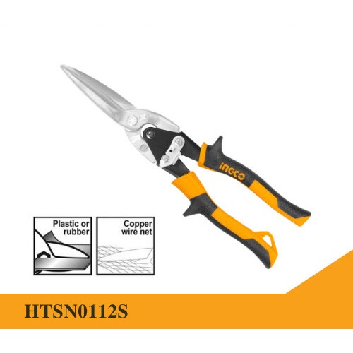 

Ingco HTSN0112S Gunting Baja Ringan Puring Holo 12 Inch Long Straight