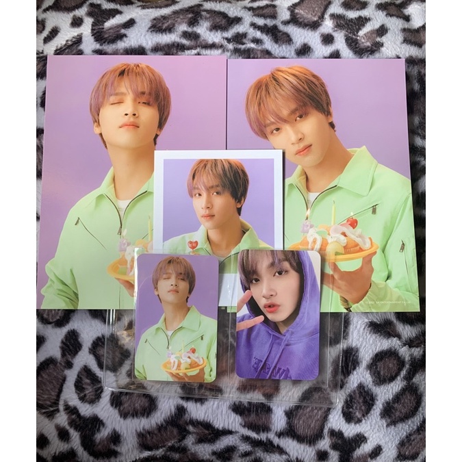 OFFICIAL pc set haechan hoodie ungu / set haechan photopack SG21