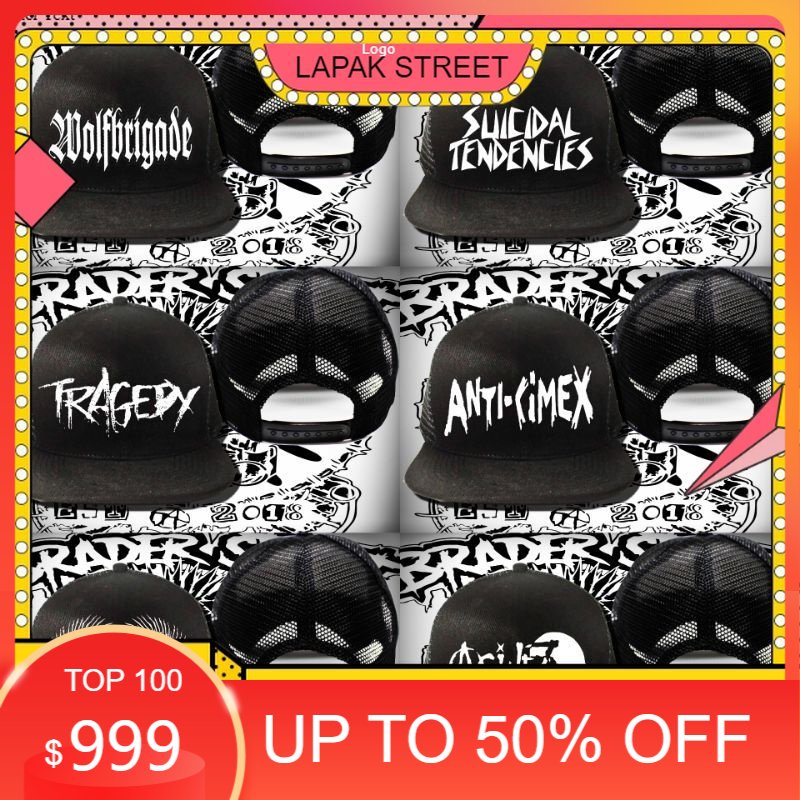 cod free stiker topi punk, topi band punk,snapback punk,snapback band punk,topi tracker,topi jaring