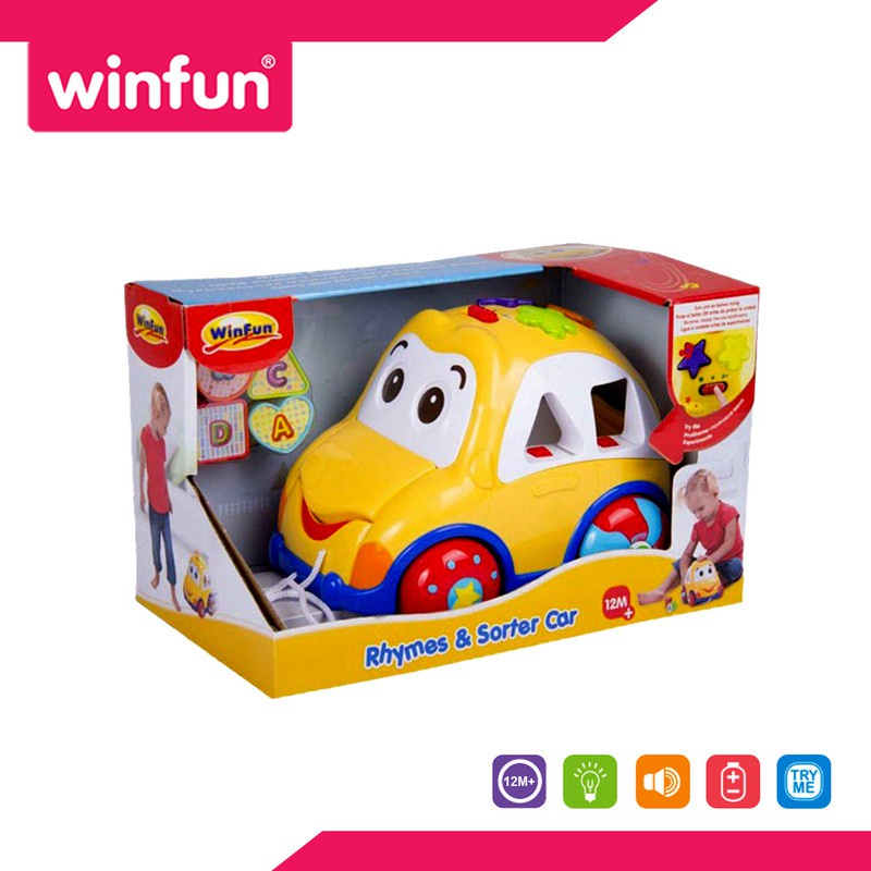 WINFUN RHYMES &amp; SORTER CAR 0659 - 01 / W000659