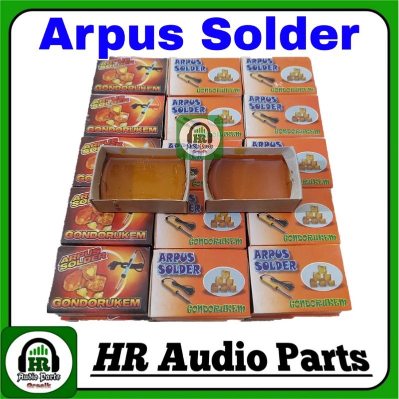 Arpus Solder Listrik Gondorukem Siongkak Resin Pasta Padat Flux Minyak solder