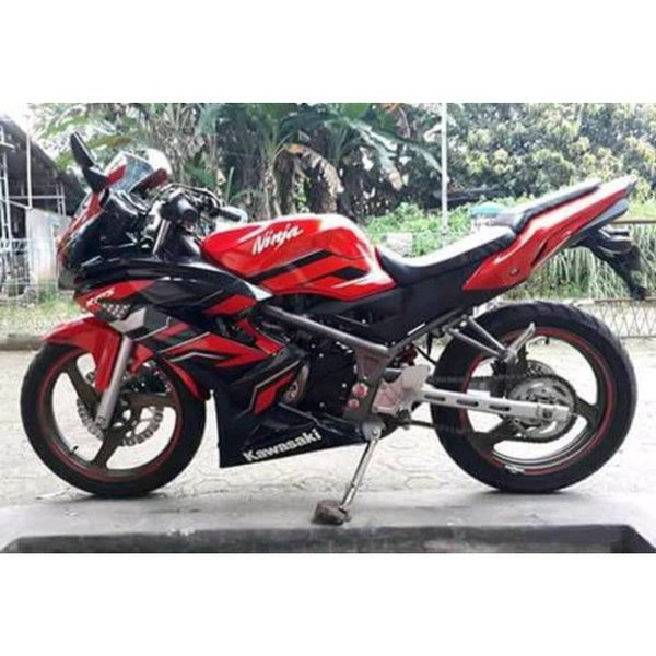 striping kawasaki ninja rr list body standar 2015 se merah