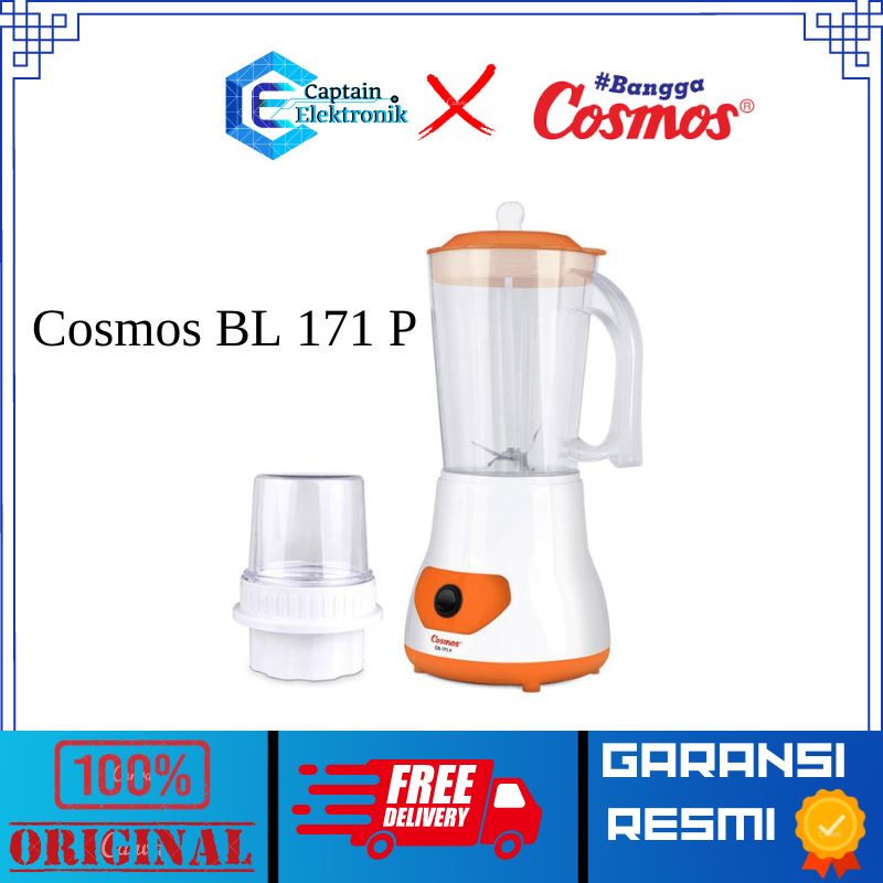 COSMOS BLENDER PLASTIK 1 LITER CB171 P CB-171P CB171P  CB 171P CB 171 P  ORIGINAL 100%