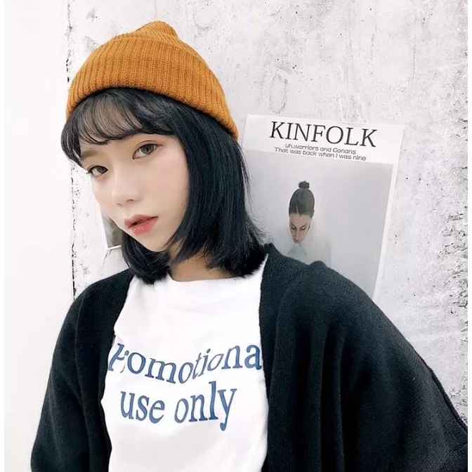 Kupluk Polos Beanie hat Pendek Tebal wol short Beanie Polos Pria dan Wanita bayar di tempat