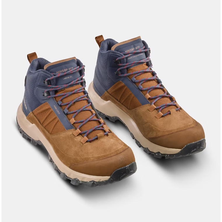 QUECHUA MH500 MID Sepatu Boots Gunung Pria Waterproof