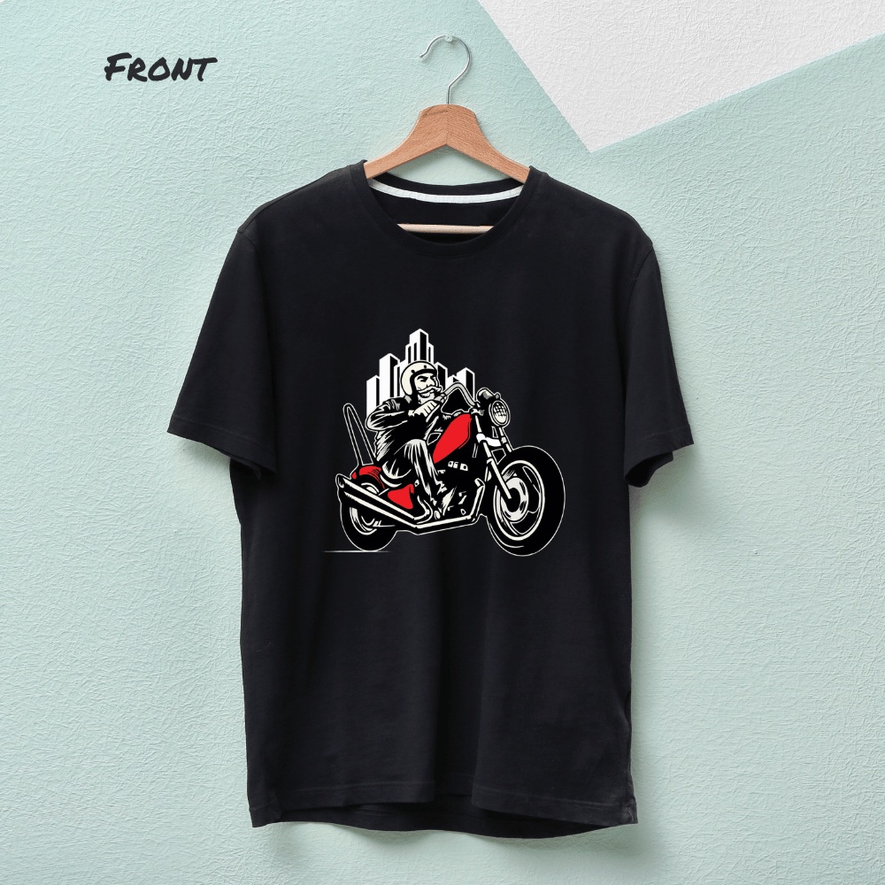 Kaos Pria Combed 30s Old Rider