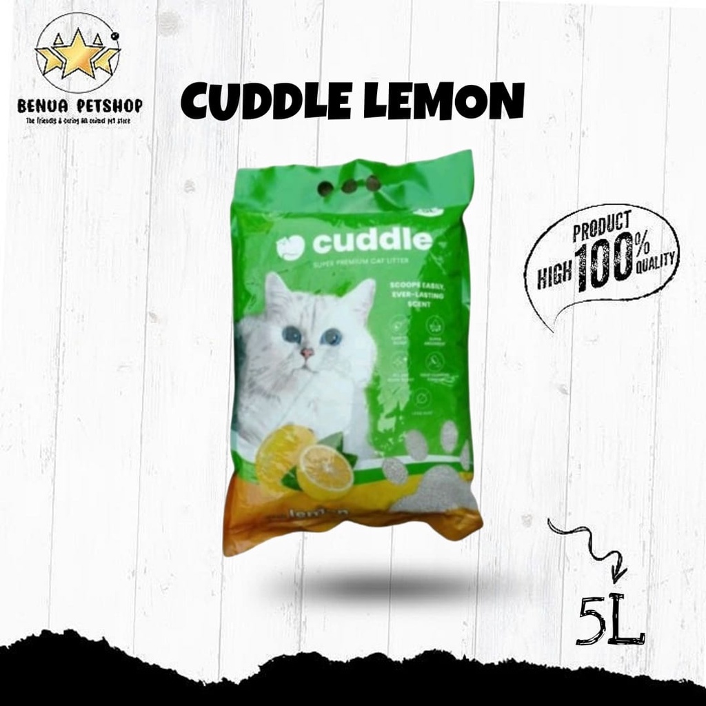 PASIR KUCING PREMIUM CUDDLE ALL VARIAN - 5 LITER