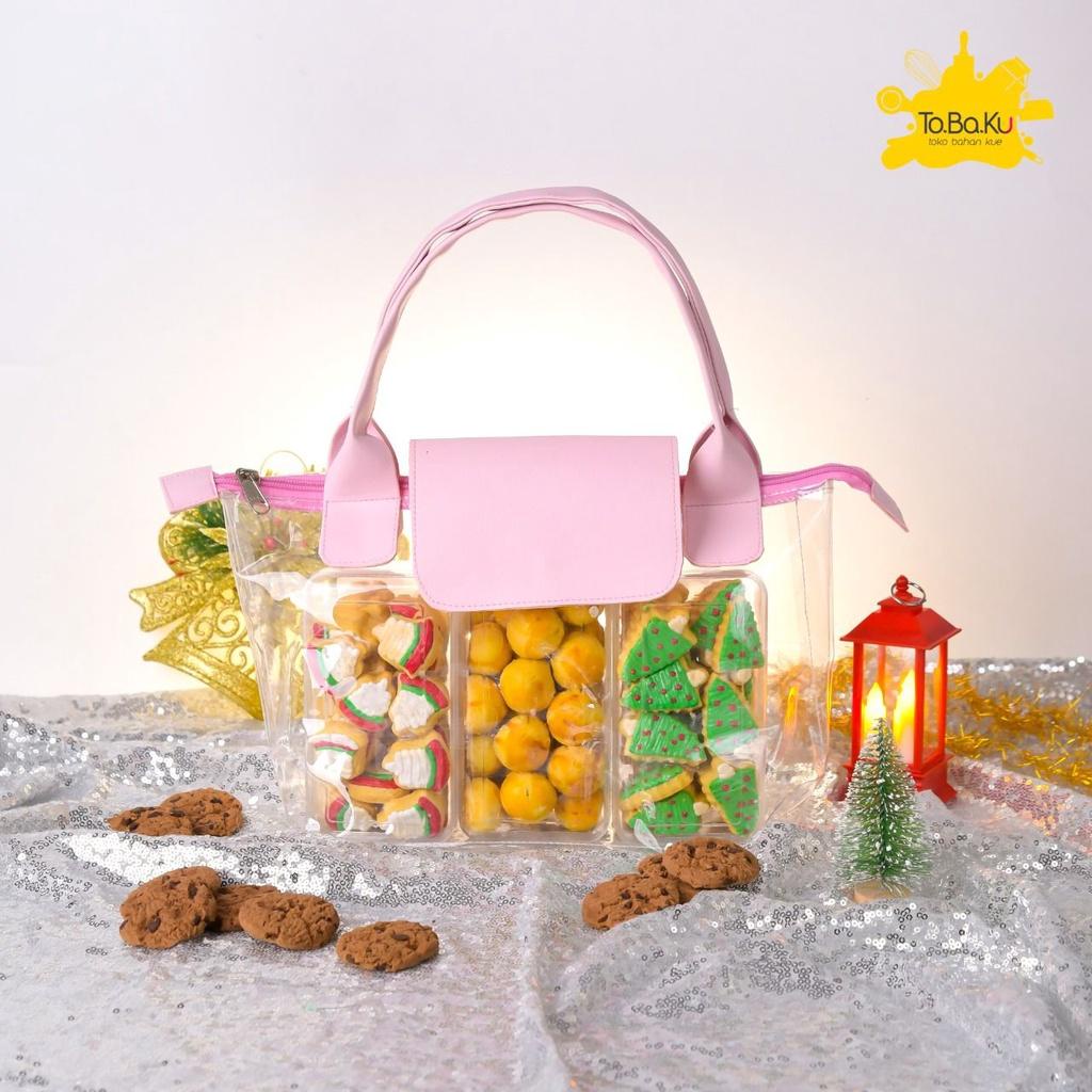 

Kotak-Ku Xmas Hand Bag Pink/Cream Best Seller