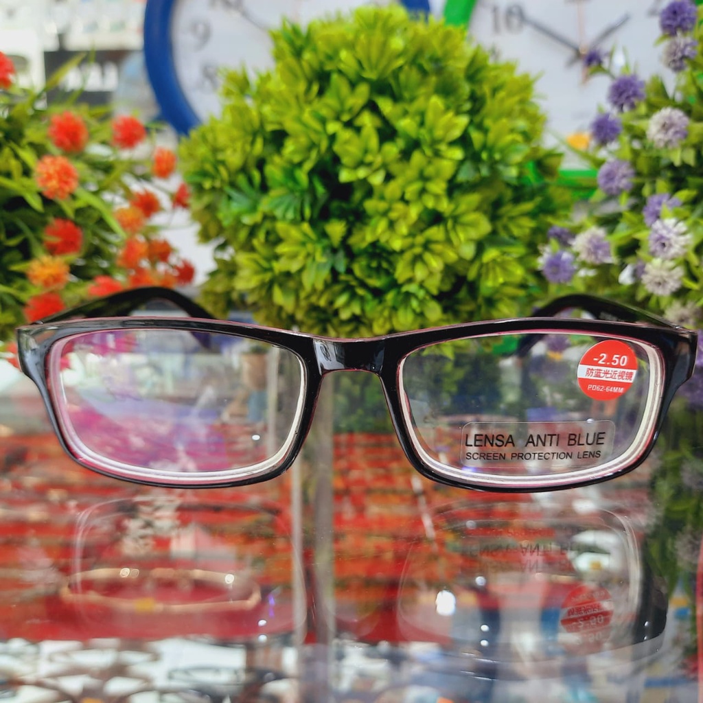 KACAMATA MINUS RABUN JAUH TYPE JS116.IL .ANTIRADIASI/KACAMATA TERBARU/KACAMATA OPTIK