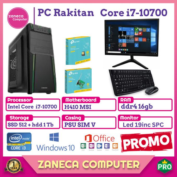 pc server unbk intel core i7 10700 handal