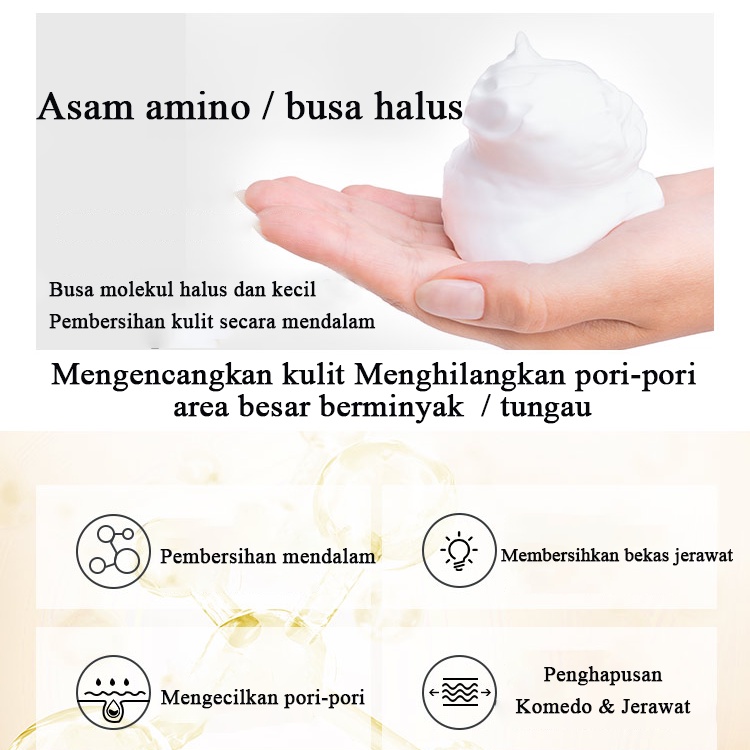 Face Wash For Men Acnes Cuci Muka Pria komedo Pembersih muka acnes 150g Anti-Acne  Membersihkan pori Kontrol minyak