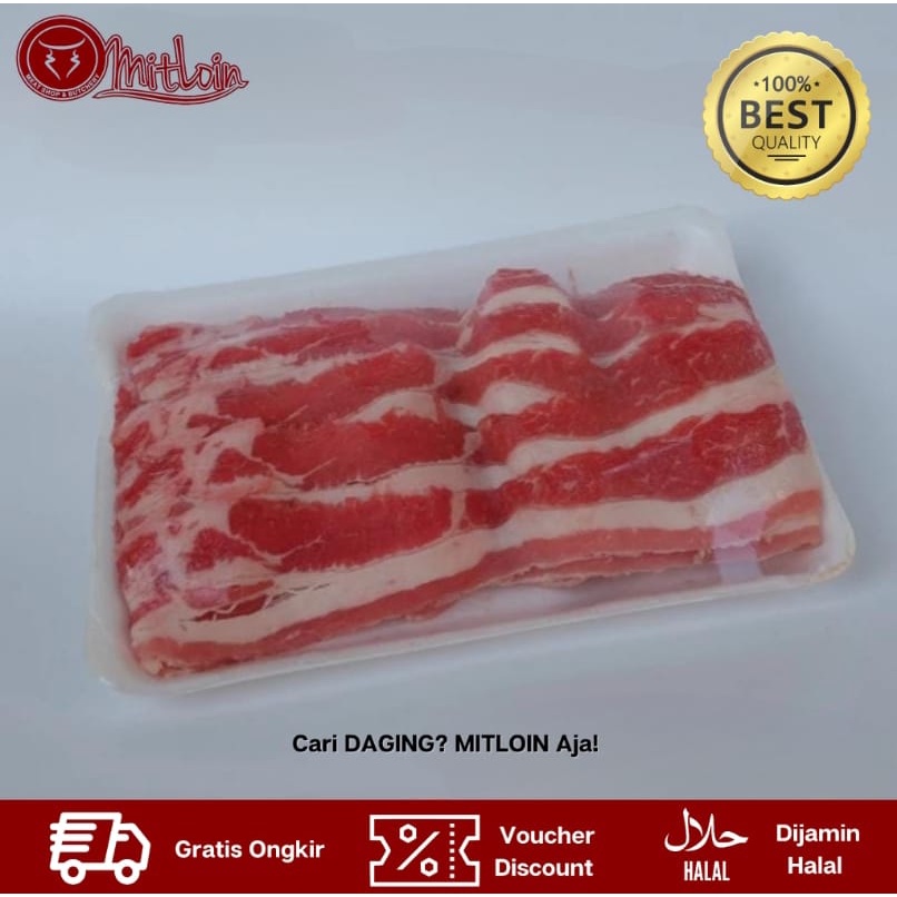 

beef slice / shortplate 500gr