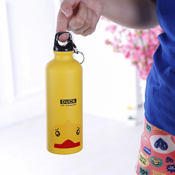 Botol Air Minum Lucu Animal 500ml Premium Thermos Aluminium Bottle