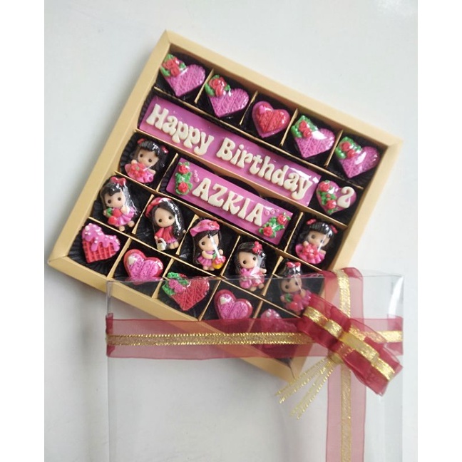 

cokelat box ucapan / hampers / kado ulang tahun / custom ucapan
