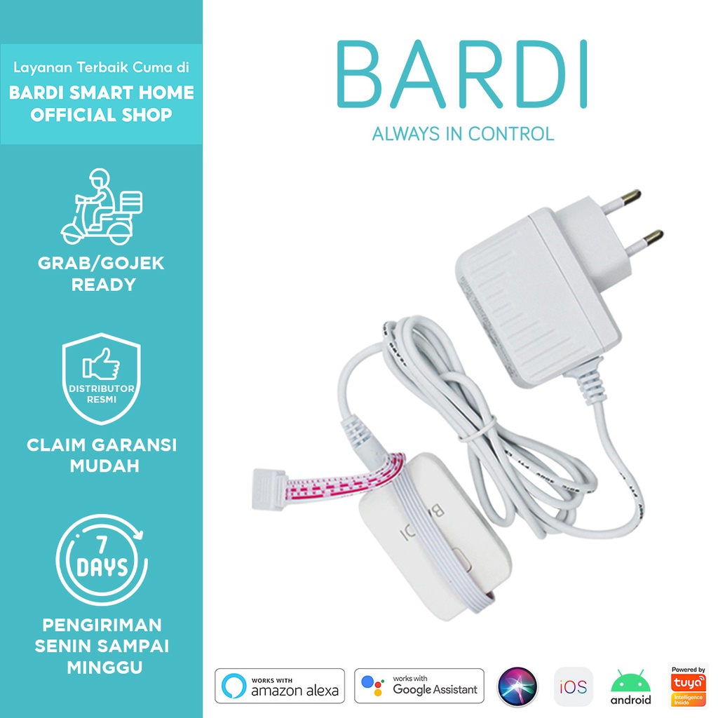 BARDI Adaptor Kabel untuk LED strip 4M
