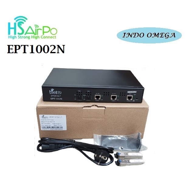 HSAIRPO EPT1002N EPON OLT 2PON EPON OLT 2SFP PON ports with 2 PX20xxx