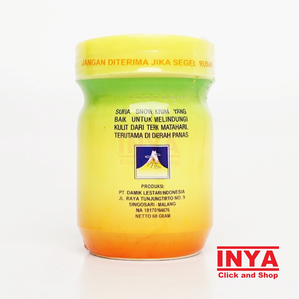 SURIA SNOW WHITE &amp; SOFT CREAM  - Krim Wajah