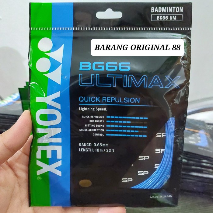 Sera Yonex Bg 66 Ultimax Senar Raket Badminton Bg66 Original Asli Jepang Sp