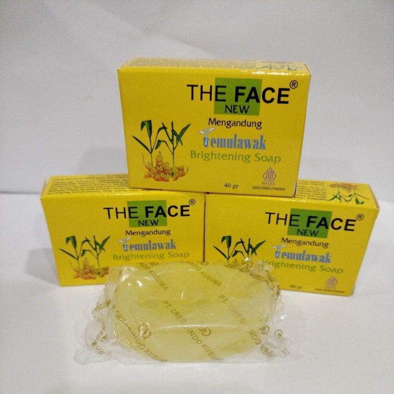 THE FACE BRIGHTENING SOAP 40gr(TEMULAWAK)