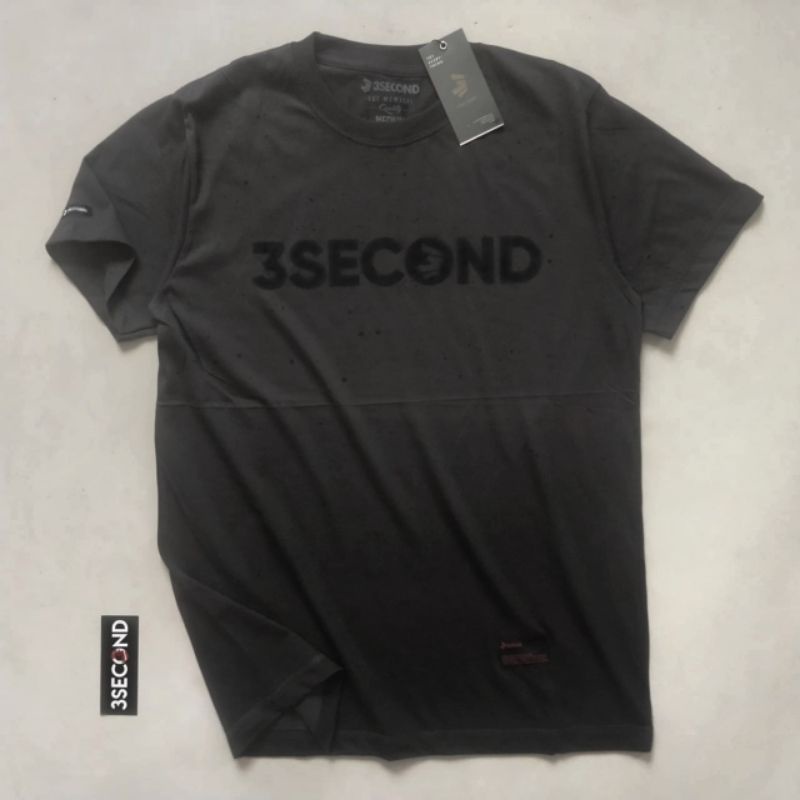 (PROMO FREE ONGKIR BELI BAJU GRATIS STIKER) KAOS DISTRO 3SECOND FULLPRINT PRIA WANITA SIZE M L XL