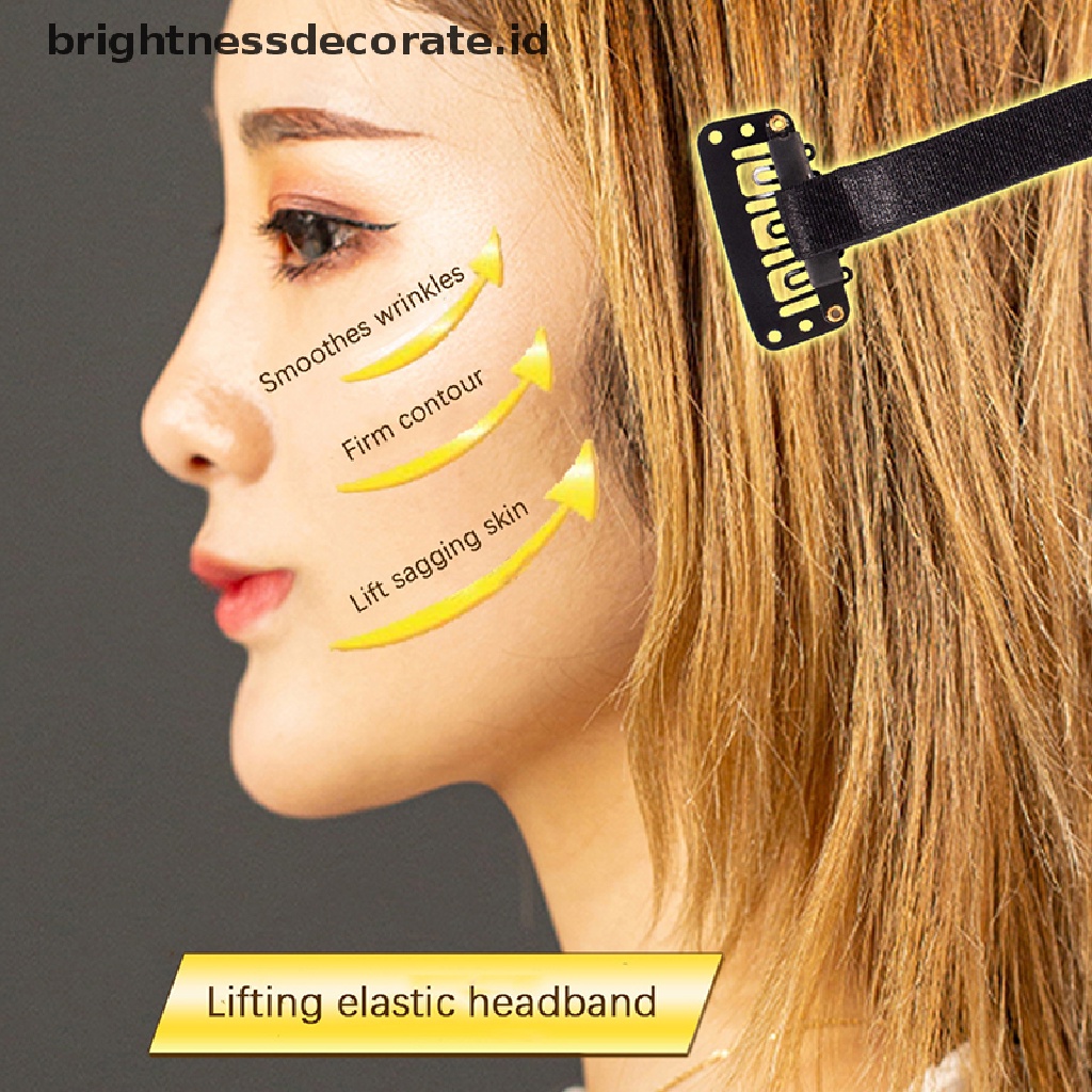 [Birth] Tali Peregangan Pengangkat Wajah Mata Alis BB Clip Elastic Band Adjustable Hair [ID]