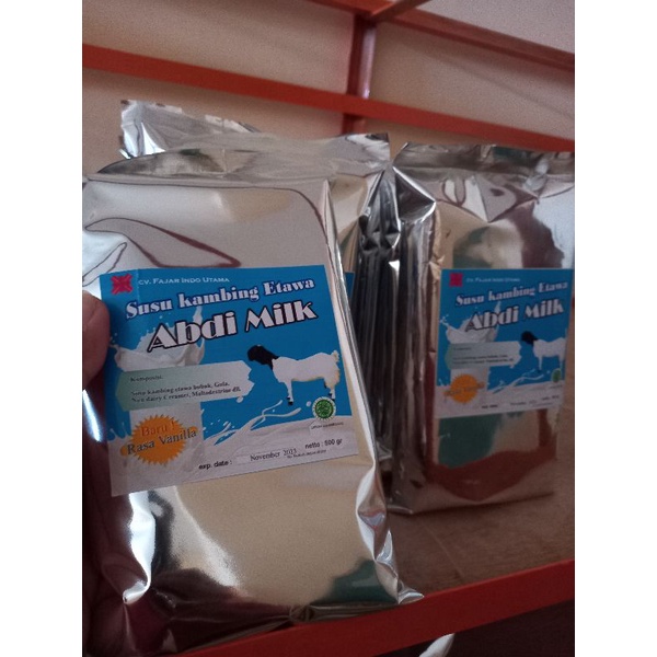 Vanilla Non Sugar Susu Bubuk Kambing Etawa